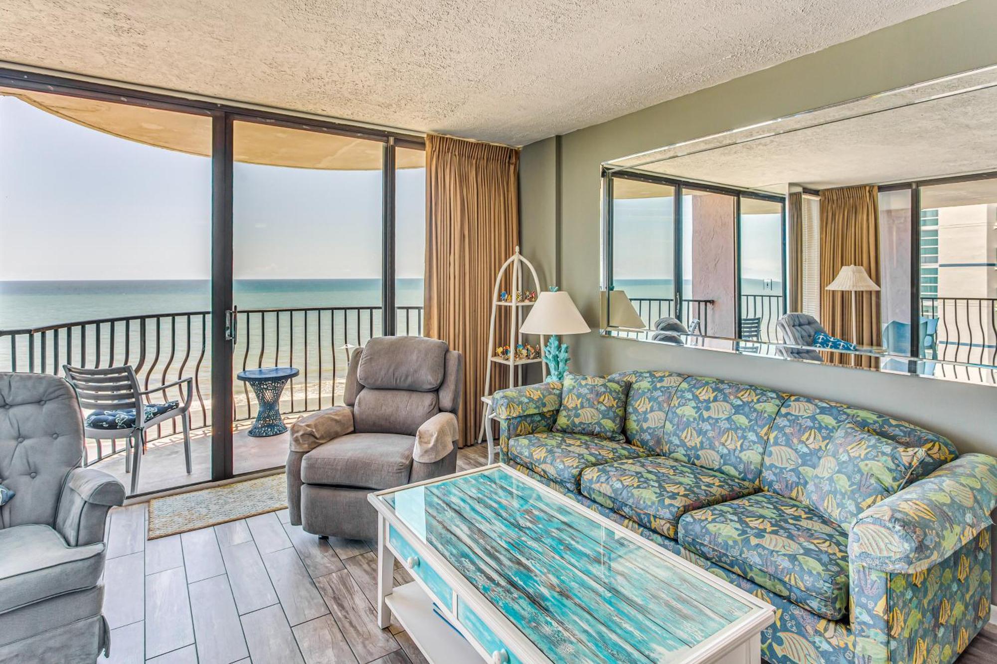 Myrtle Beach Oceanfront Condo With Covered Balcony! Buitenkant foto