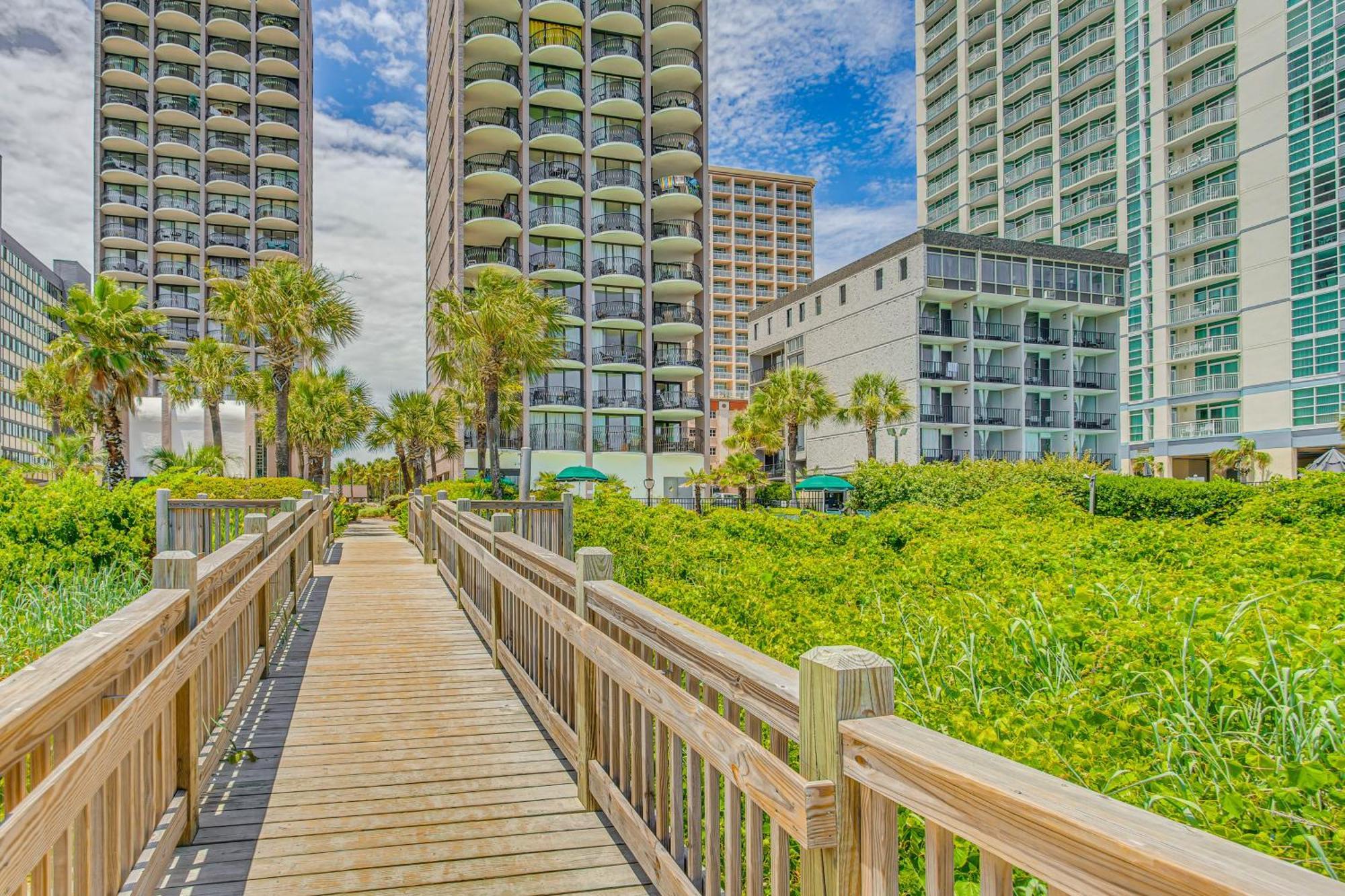 Myrtle Beach Oceanfront Condo With Covered Balcony! Buitenkant foto
